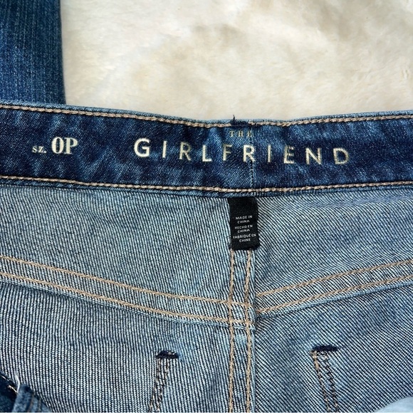 White House Black Market Distressed Ripped Girlfriend Jeans - Picture 4 of 6